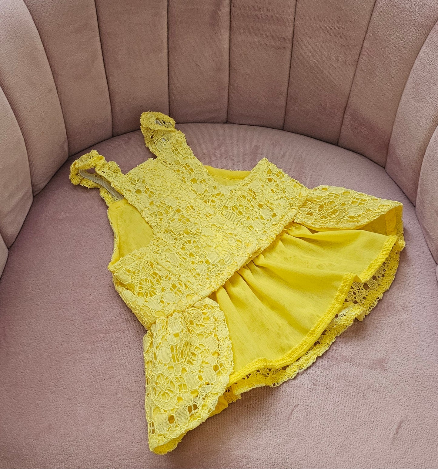 Yellow Lace Dress