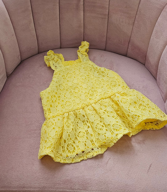 Yellow Lace Dress
