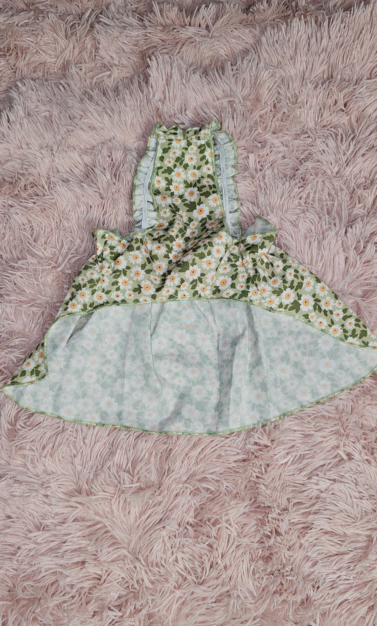Green Floral Dress