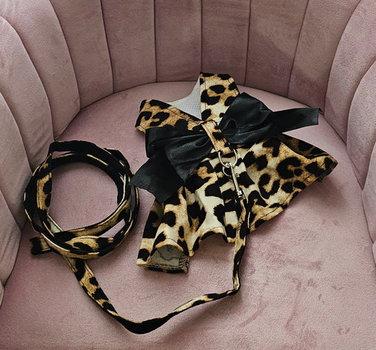Leopard Harness Dress Set
